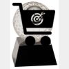 [CRY6101L] 5" Crystal Golf Ball Clock Thumbnail
