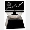 [CRY6101L] 5" Crystal Golf Ball Clock Thumbnail