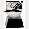 [CRY6101L] 5" Crystal Golf Ball Clock Thumbnail