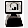 [CRY6101L] 5" Crystal Golf Ball Clock Thumbnail
