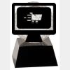 [CRY6101L] 5" Crystal Golf Ball Clock Thumbnail