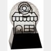 [CRY6101L] 5" Crystal Golf Ball Clock Thumbnail