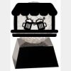 [CRY6101L] 5" Crystal Golf Ball Clock Thumbnail