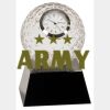 [CRY6101L] 5" Crystal Golf Ball Clock Thumbnail