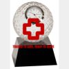 [CRY6101L] 5" Crystal Golf Ball Clock Thumbnail