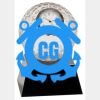 [CRY6101L] 5" Crystal Golf Ball Clock Thumbnail