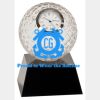 [CRY6101L] 5" Crystal Golf Ball Clock Thumbnail