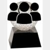 [CRY6101L] 5" Crystal Golf Ball Clock Thumbnail