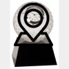 [CRY6101L] 5" Crystal Golf Ball Clock Thumbnail