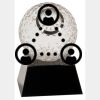 [CRY6101L] 5" Crystal Golf Ball Clock Thumbnail