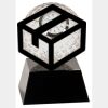 [CRY6101L] 5" Crystal Golf Ball Clock Thumbnail