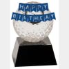 [CRY6101L] 5" Crystal Golf Ball Clock Thumbnail