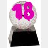 [CRY6101L] 5" Crystal Golf Ball Clock Thumbnail
