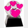 [CRY6101L] 5" Crystal Golf Ball Clock Thumbnail