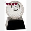 [CRY6101L] 5" Crystal Golf Ball Clock Thumbnail