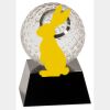 [CRY6101L] 5" Crystal Golf Ball Clock Thumbnail