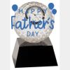 [CRY6101L] 5" Crystal Golf Ball Clock Thumbnail