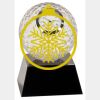 [CRY6101L] 5" Crystal Golf Ball Clock Thumbnail
