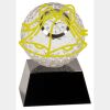 [CRY6101L] 5" Crystal Golf Ball Clock Thumbnail