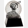 [CRY6101L] 5" Crystal Golf Ball Clock Thumbnail