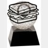 [CRY6101L] 5" Crystal Golf Ball Clock Thumbnail