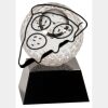 [CRY6101L] 5" Crystal Golf Ball Clock Thumbnail