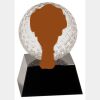 [CRY6101L] 5" Crystal Golf Ball Clock Thumbnail