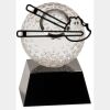 [CRY6101L] 5" Crystal Golf Ball Clock Thumbnail