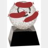 [CRY6101L] 5" Crystal Golf Ball Clock Thumbnail