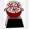 [CRY6101L] 5" Crystal Golf Ball Clock Thumbnail