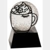 [CRY6101L] 5" Crystal Golf Ball Clock Thumbnail