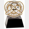 [CRY6101L] 5" Crystal Golf Ball Clock Thumbnail