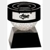 [CRY6101L] 5" Crystal Golf Ball Clock Thumbnail