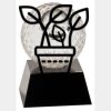 [CRY6101L] 5" Crystal Golf Ball Clock Thumbnail