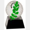 [CRY6101L] 5" Crystal Golf Ball Clock Thumbnail