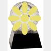 [CRY6101L] 5" Crystal Golf Ball Clock Thumbnail
