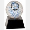 [CRY6101L] 5" Crystal Golf Ball Clock Thumbnail