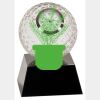 [CRY6101L] 5" Crystal Golf Ball Clock Thumbnail