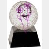 [CRY6101L] 5" Crystal Golf Ball Clock Thumbnail