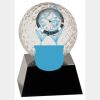 [CRY6101L] 5" Crystal Golf Ball Clock Thumbnail
