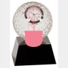 [CRY6101L] 5" Crystal Golf Ball Clock Thumbnail