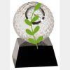 [CRY6101L] 5" Crystal Golf Ball Clock Thumbnail