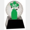 [CRY6101L] 5" Crystal Golf Ball Clock Thumbnail
