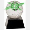 [CRY6101L] 5" Crystal Golf Ball Clock Thumbnail