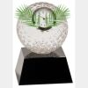 [CRY6101L] 5" Crystal Golf Ball Clock Thumbnail