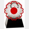 [CRY6101L] 5" Crystal Golf Ball Clock Thumbnail