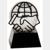 [CRY6101L] 5" Crystal Golf Ball Clock Thumbnail