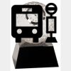 [CRY6101L] 5" Crystal Golf Ball Clock Thumbnail