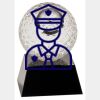 [CRY6101L] 5" Crystal Golf Ball Clock Thumbnail