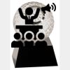 [CRY6101L] 5" Crystal Golf Ball Clock Thumbnail